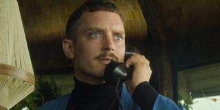 Come To Daddy Elijah Wood takes a phone call
