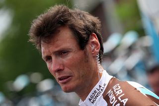 Johan Vansummeren apologised after breaking his bike in the big stage 3 crash
