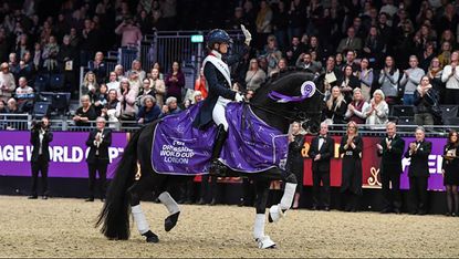 london horse show Lottie Fry and Glamourdale