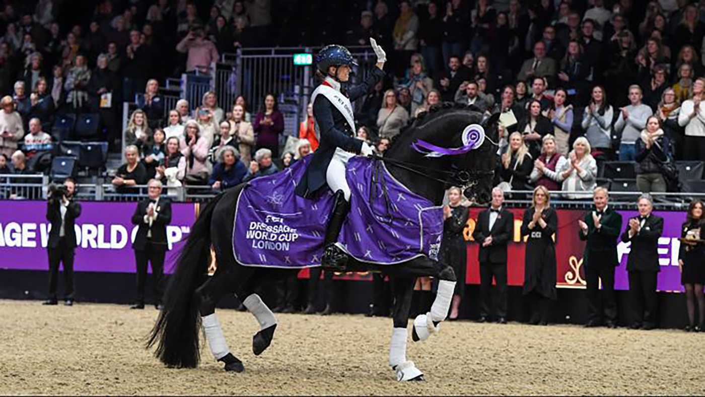 london horse show Lottie Fry and Glamourdale