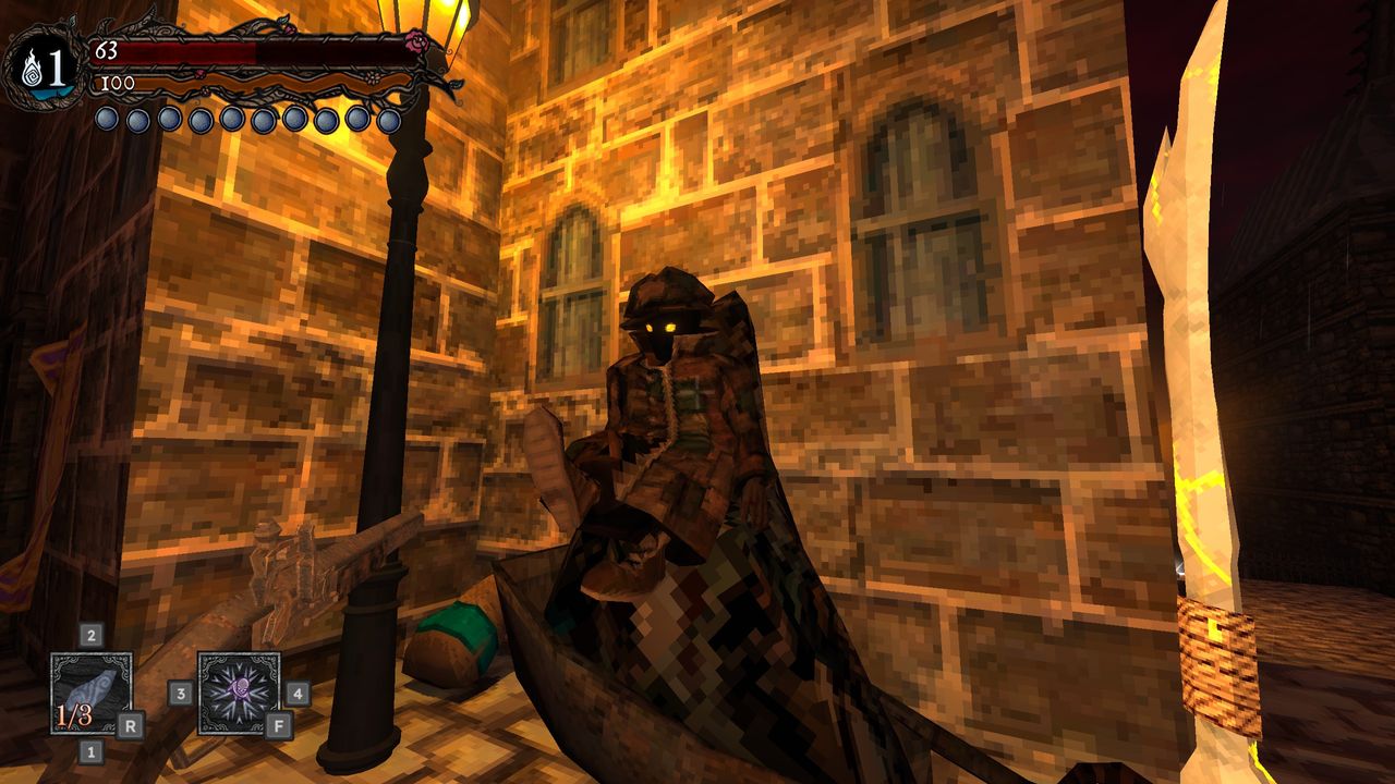 Hark the Ghoul screenshot showing shifty merchant