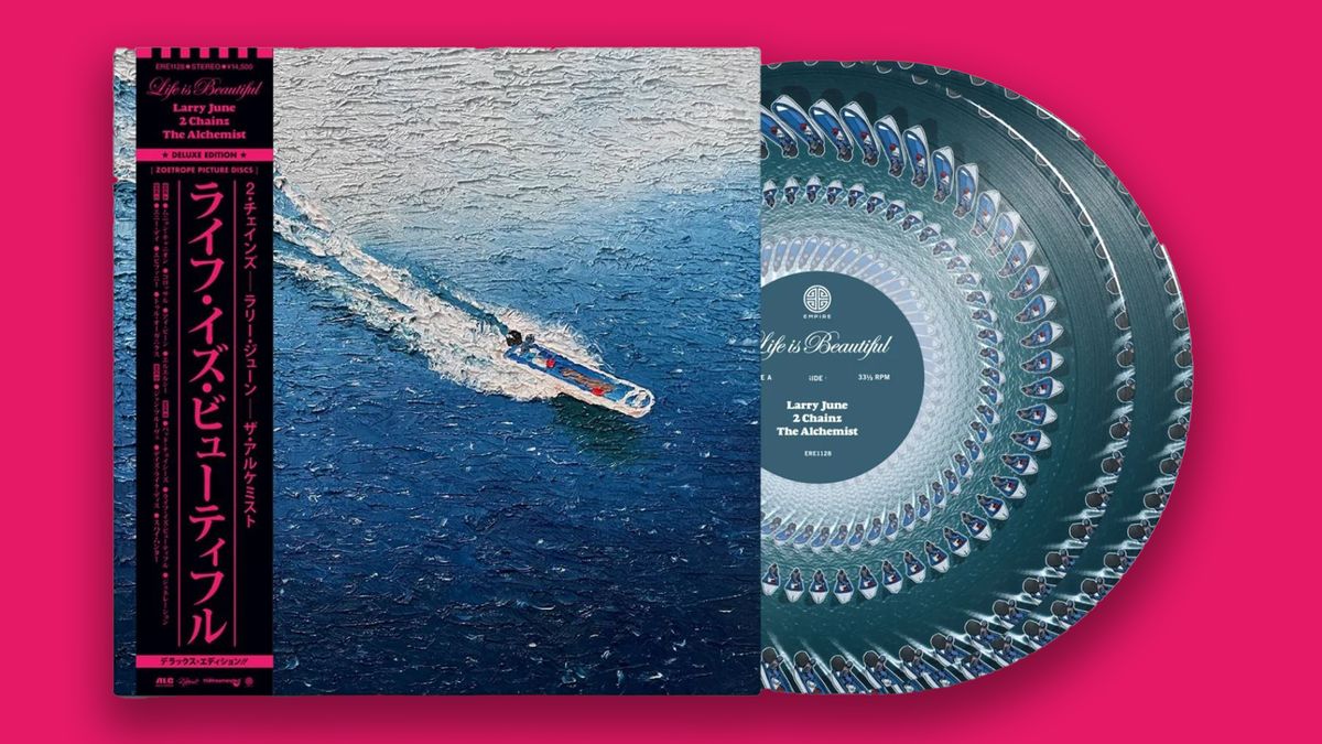 I'm hypnotised by this beautiful optical illusion vinyl | Creative