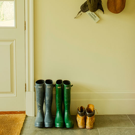 hallway at back door