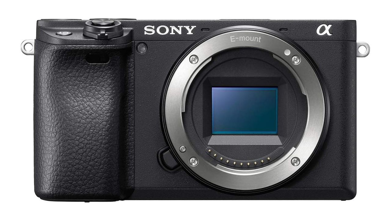 Sony A6400 on a white background