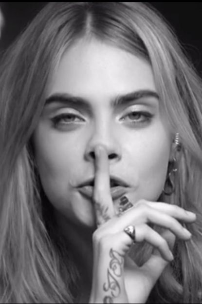 Cara Delevingne teams with Mulberry for secret See You Sunday teaser video.