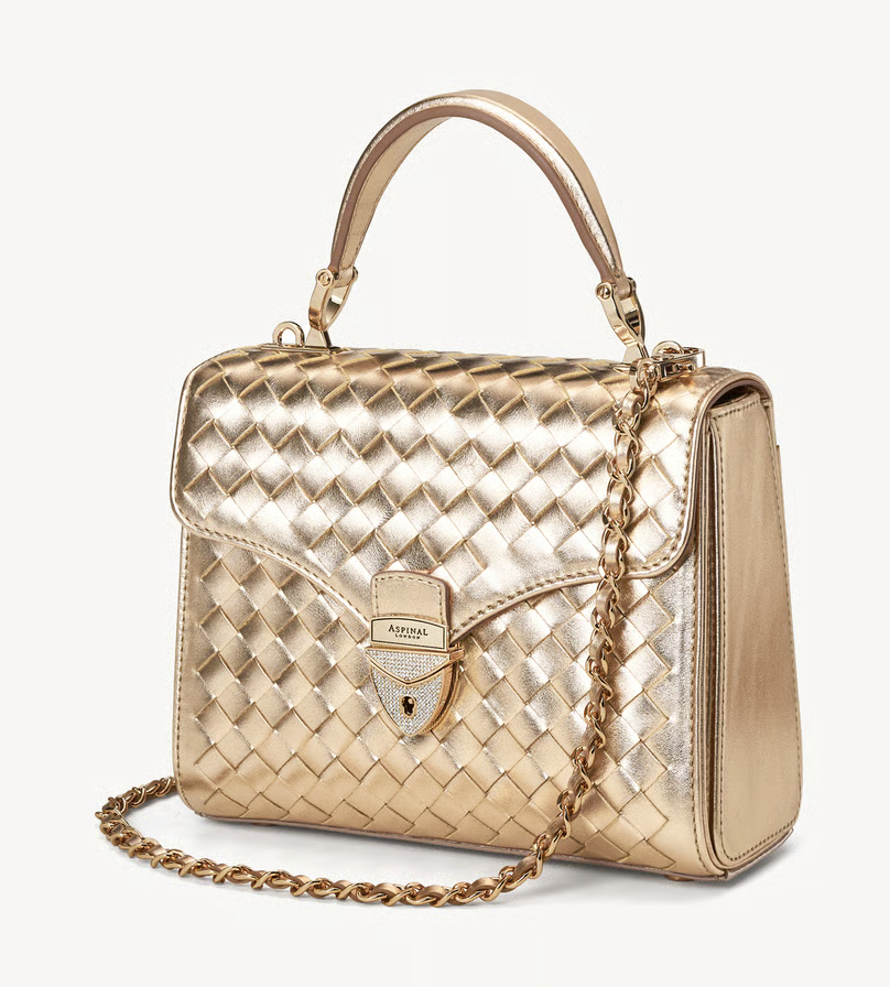 gold Midi Mayfair bag