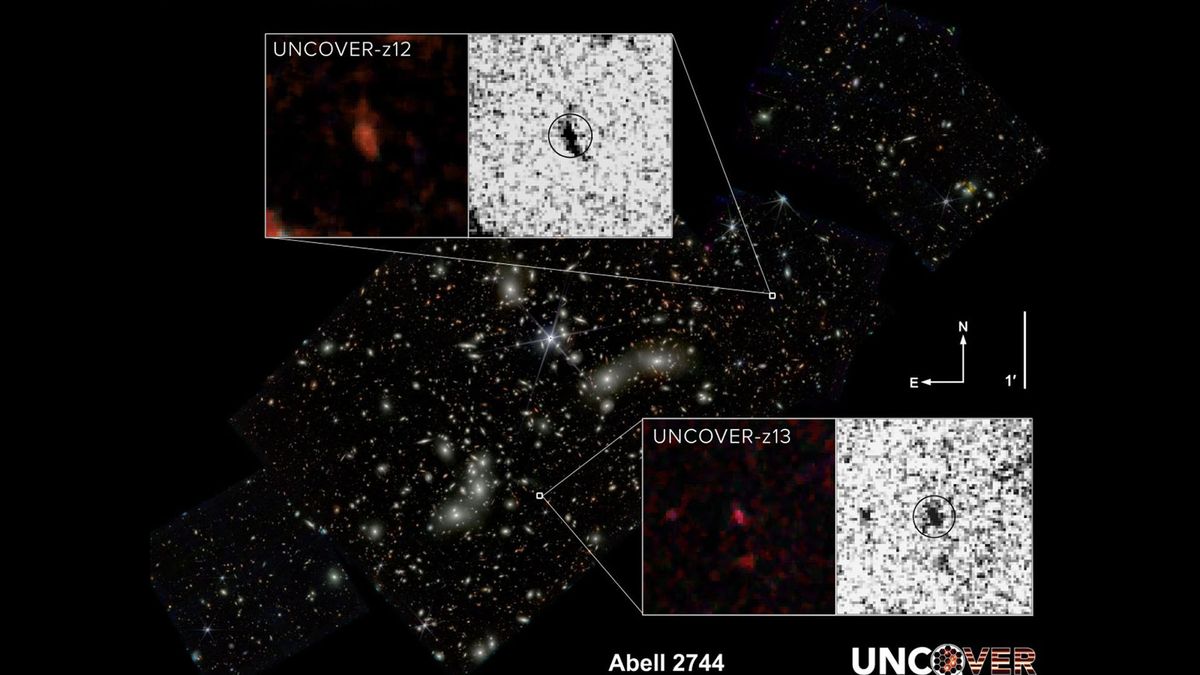 Le télescope James Webb découvre 2 des plus anciennes galaxies de l’univers