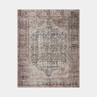 Georgie GER-08 Lagoon / Beige Area Rug