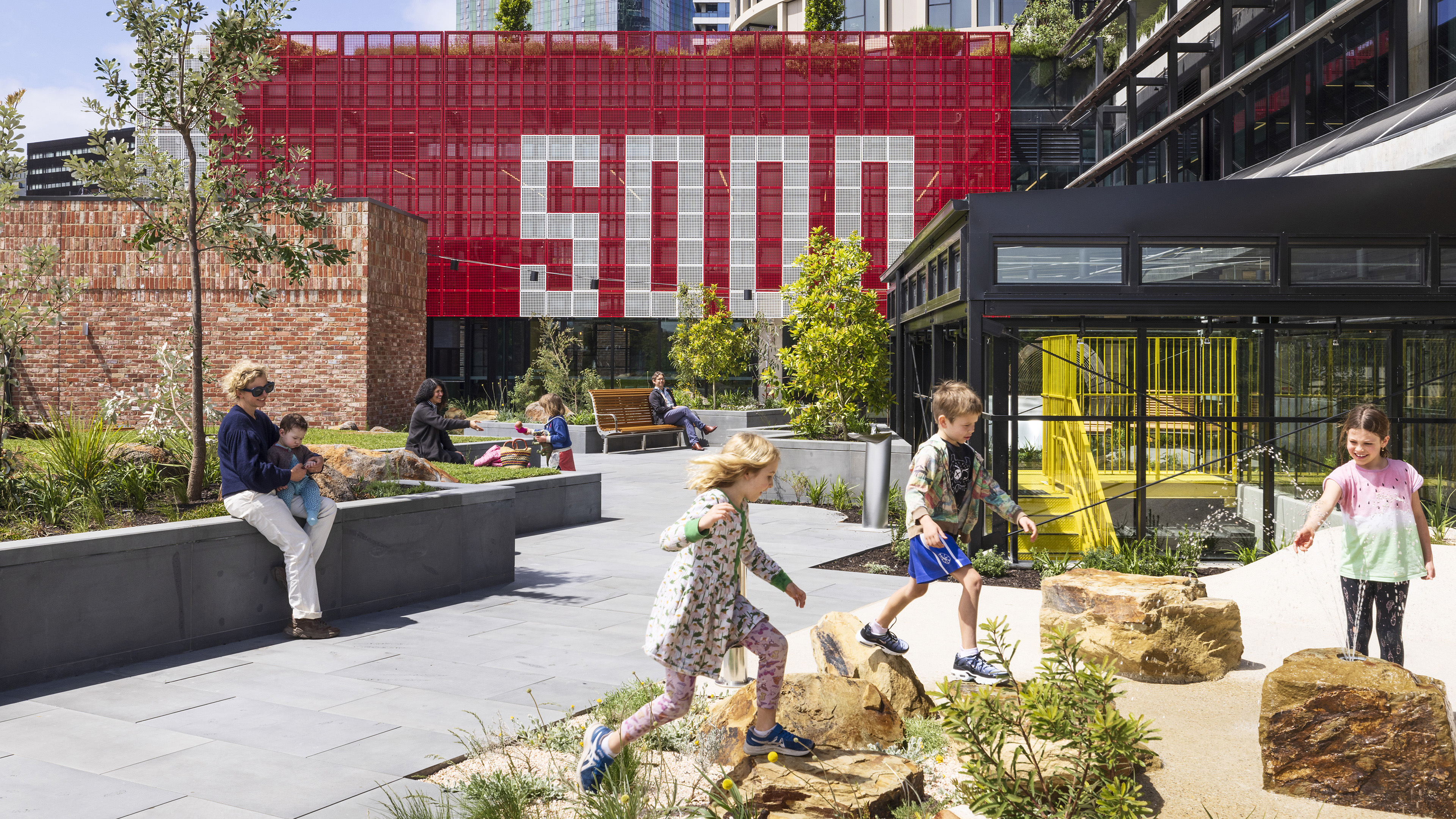 urban landscape and garden by emergent studios in australia