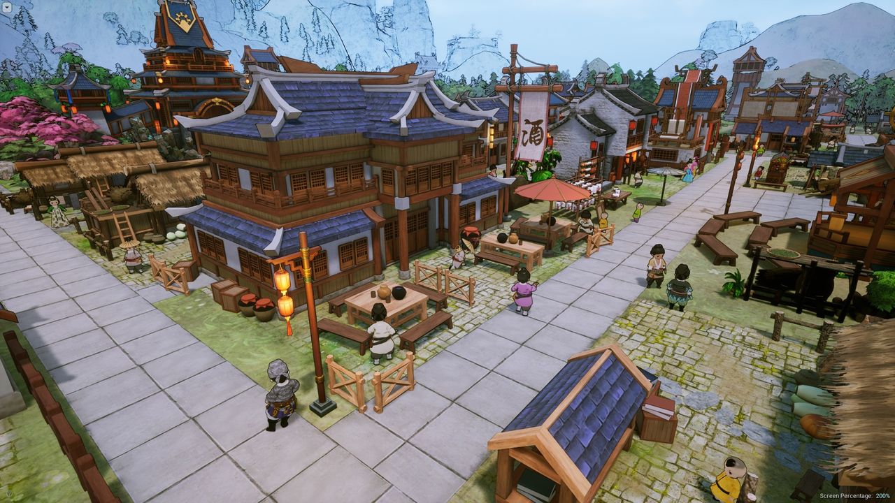 An image from city management and god game The Immortal Mayor.
