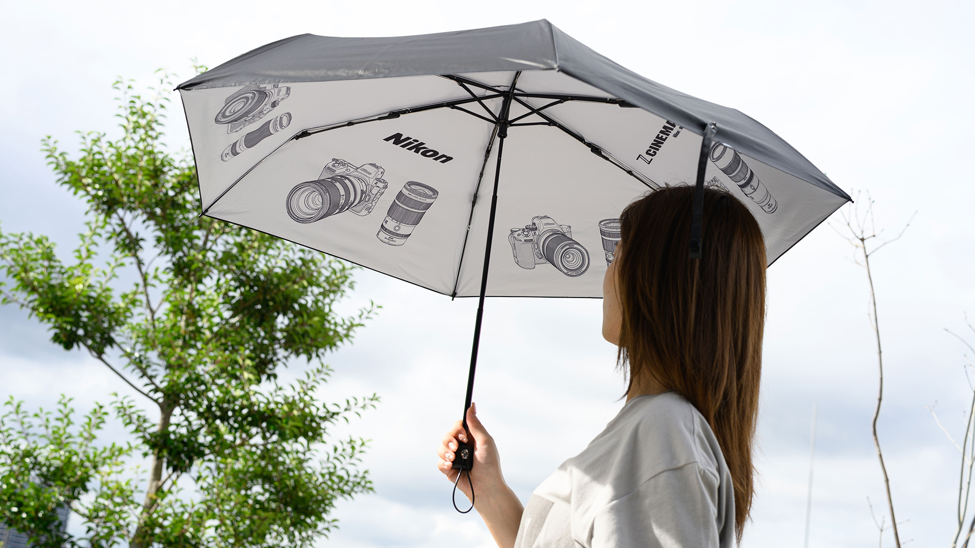 Nikon Direct lifestyle image of umbrella