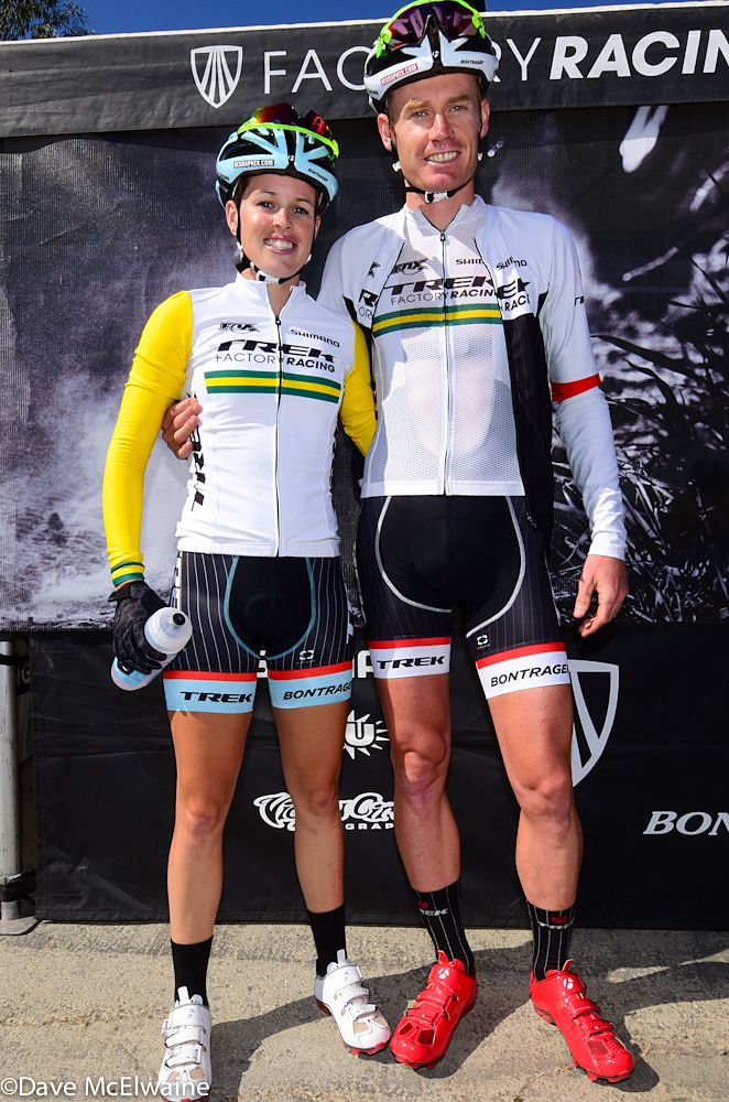 Rebecca Henderson and Dan McConnell (Trek) are husband and wife, and both Australian Champions