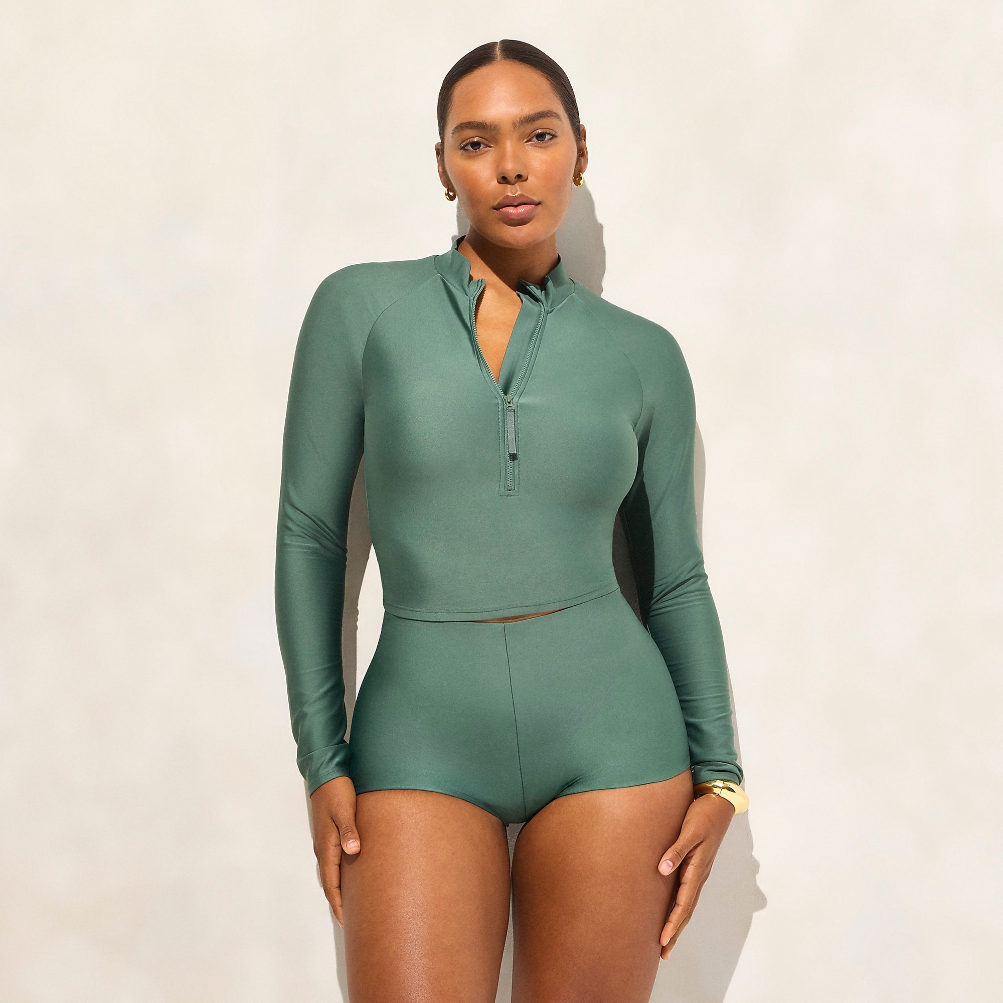 J.Crew, Boy short bikini bottom in Classic Sculpt™