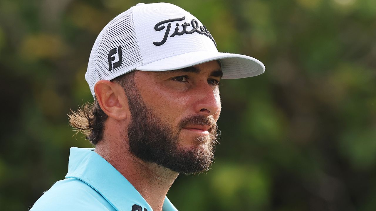 Max Homa looks on during a practice round at the Arnold Palmer Invitational