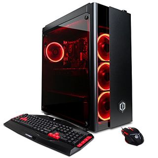 CYBERPOWERPC Gamer Master GMA1388A Gaming PC (AMD Ryzen 7 1700X 3.4GHz, 8GB DDR4, AMD RX 580 4GB, 1TB HDD & Win10 Home) Black