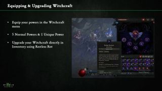 Diablo 4 witchcraft menu