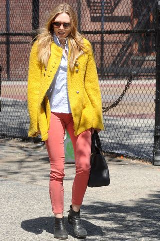 Elizabeth Olsen In New York