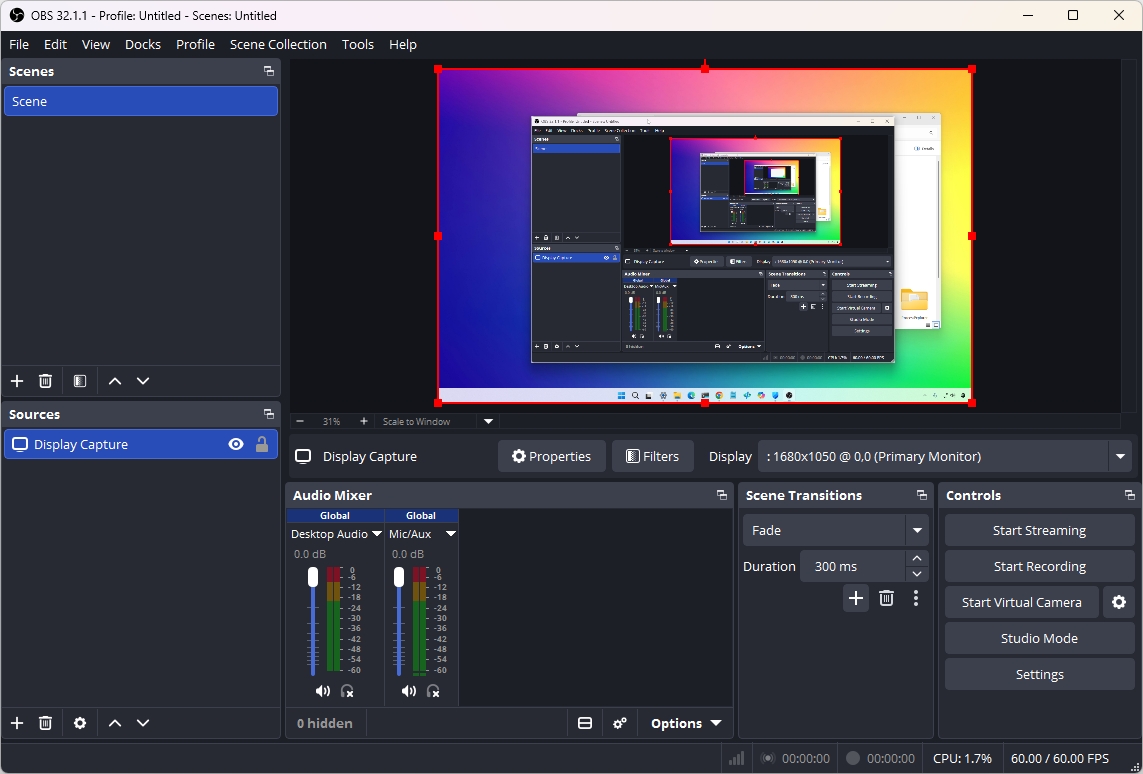 OBS Studio for Windows 11