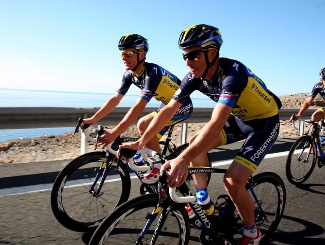 Rafal Majka and Bruno Pires