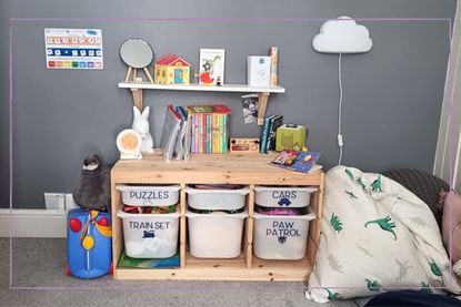Toy storage ideas main image of a kids bedroom