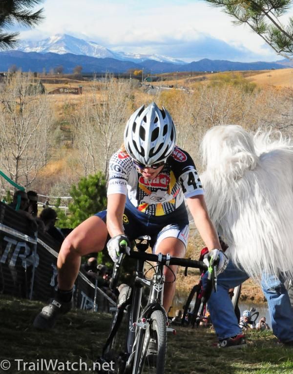 Amanda Miller (Hudz Subaru) mounts up.