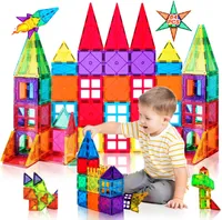 Magnetic Building Blocks Tiles 64PCS&nbsp;-&nbsp;was&nbsp;£30.99,&nbsp;now £22.51 | Amazon
