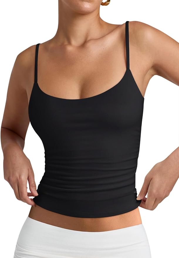 PINKMSTYLE, Basic Double Lined Tank Tops