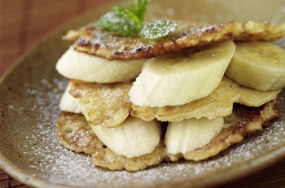 2-ingredient banana pancake recipe.