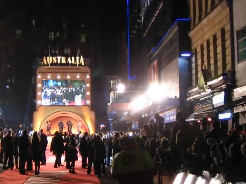 Australia premiere in Leicester Square, London