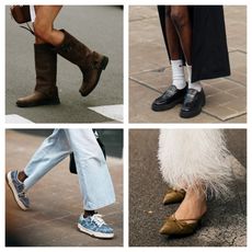 Comfortable shoes spotted at london and milan fashion week