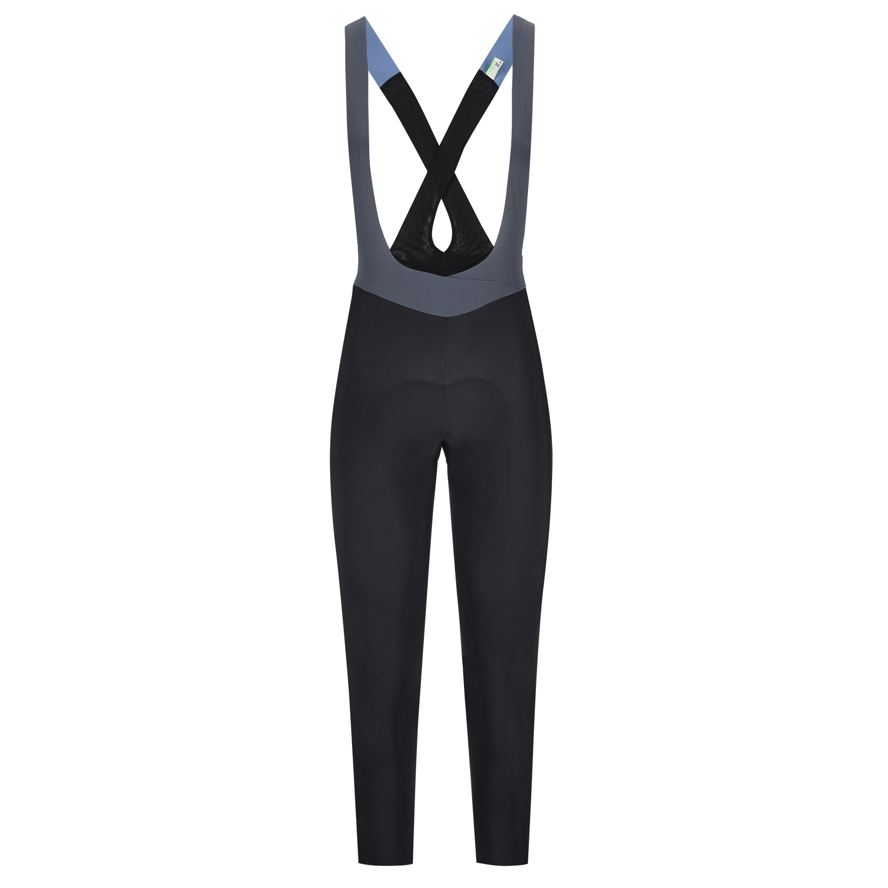 Q36.5 Gregarius Hybrid Light Bib Tights in black and grey/blue