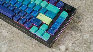 Photograph of the Glorious GMMK Pro custom mechanical keyboard