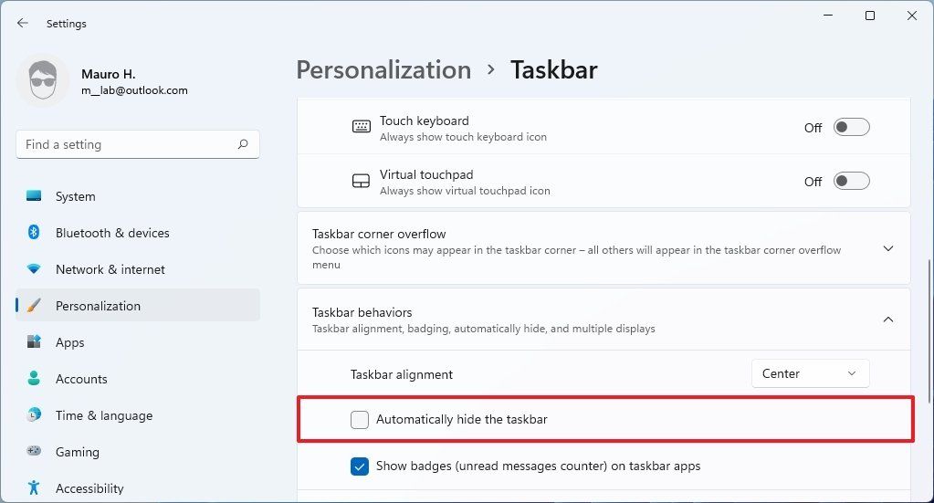 How to enable Taskbar autohide on Windows 11 Windows Central