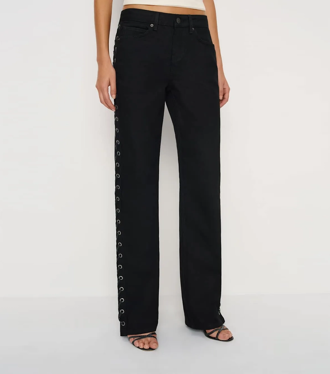 Reformation, Charlee Low Rise Straight Leg Jeans