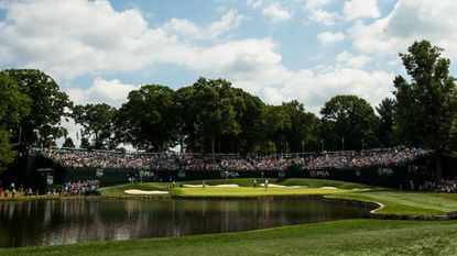 The fourth green at Baltusrol Golf Club