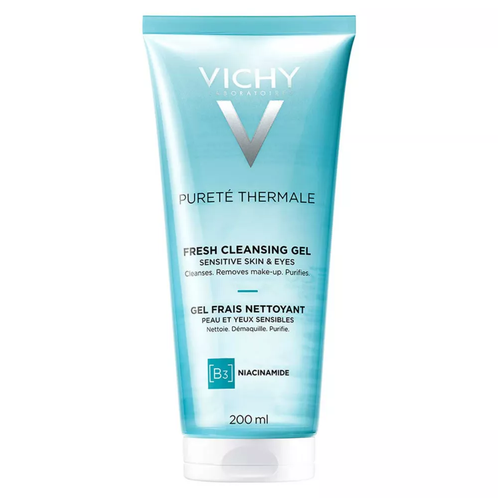 Vichy Puret&amp;eacute; Thermale One Step Fresh Cleansing Gel for Sensitive Skin and Eyes 200ml