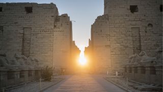 The Karnak Temple during the winter solstice on Dec. 17, 2015 in Luxor, Egypt.