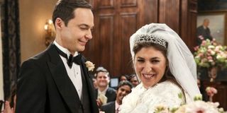 amy sheldon wedding the big bang theory cbs