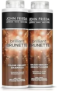John Frieda Brilliant Burnette Colour Vibrancy shampoo and conditioner 2 x 500ml Pack $52.86 John Frieda Brilliant Burnette Colour Vibrancy shampoo and conditioner 2 x 500ml Pack $52.86