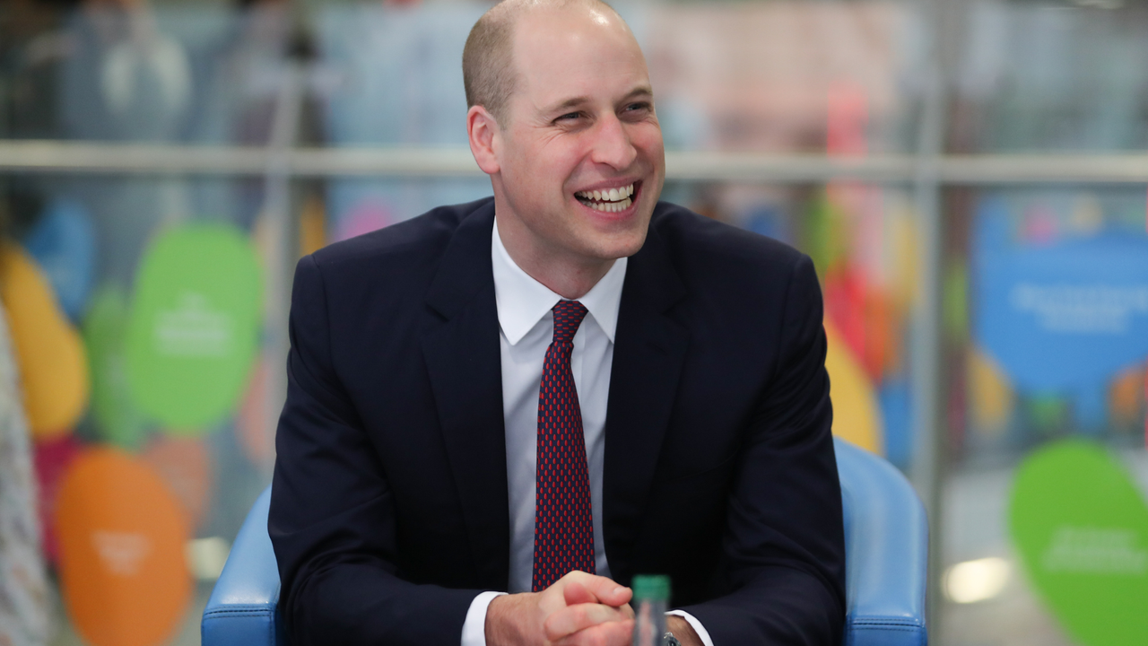 Prince William, Duke of Cambridge speaks with military veterans now working for the NHS as he visits Evelina London Children&#039;s Hospital to launch a nationwide programme to help veterans find work in the NHS on January 18, 2018 in London, England.