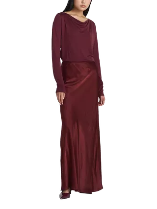 Twist & Tango Tyne Maxi Skirt, Cranberry