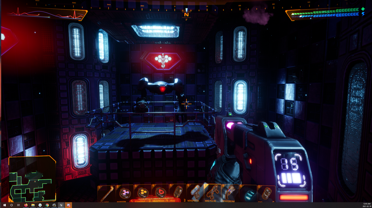 System Shock in game screenshot