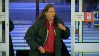 CCTV footage of Annie Börjesson at Prestwick Airport from Body on the Beach: What Happened to Annie?