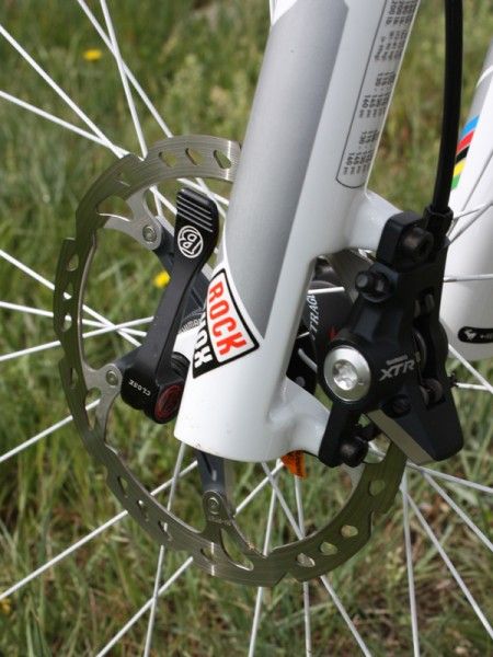 Our Top Fuel 9.9 SSL came with a 160mm rotor up front&hellip;