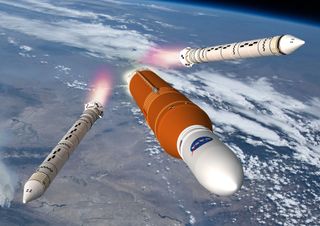 nasa's space launch system sls illustration
