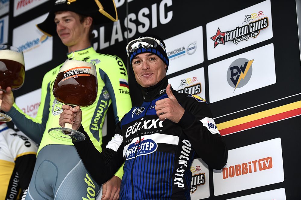 Gianni Meersman on the Handzame Classic podium
