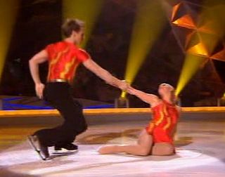 She won praise for her routine to The Bangles' Eternal Flame