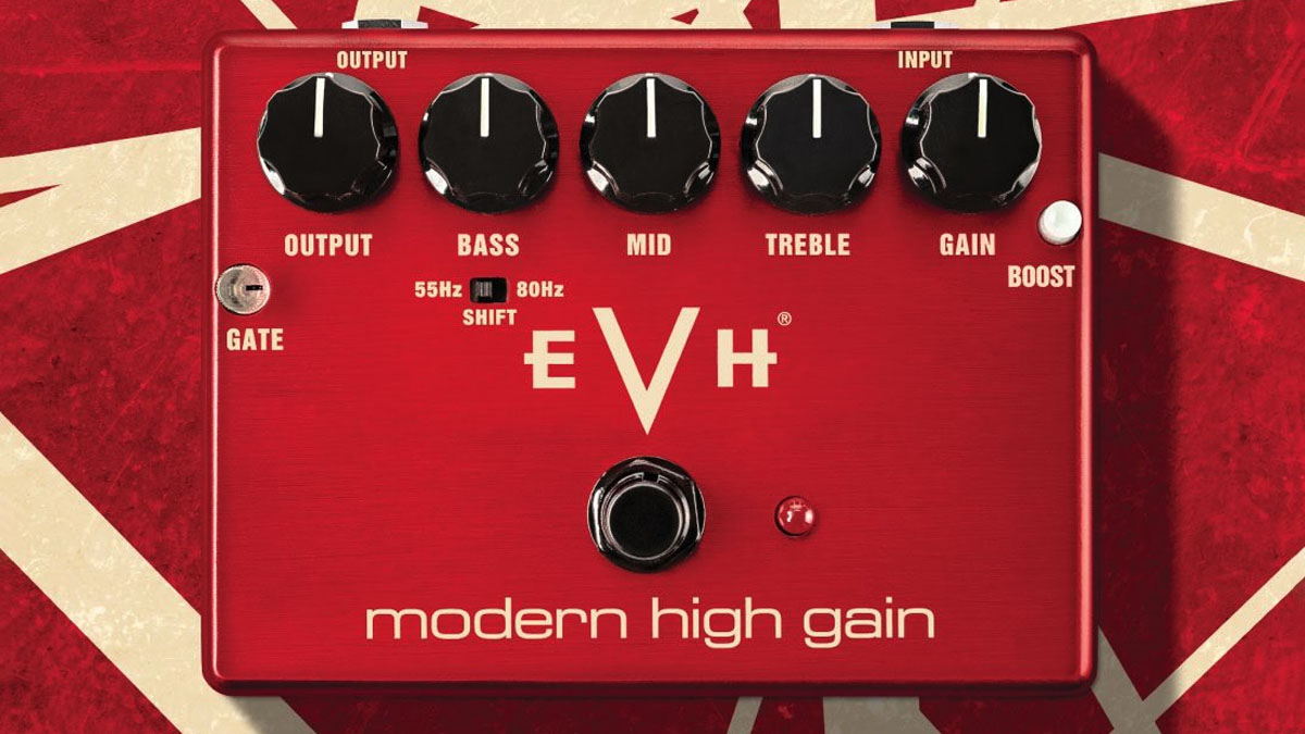 MXR EVH Modern High Gain: this classy, red high-end stompbox was co-designed with the late Eddie Van Halen in 2015.