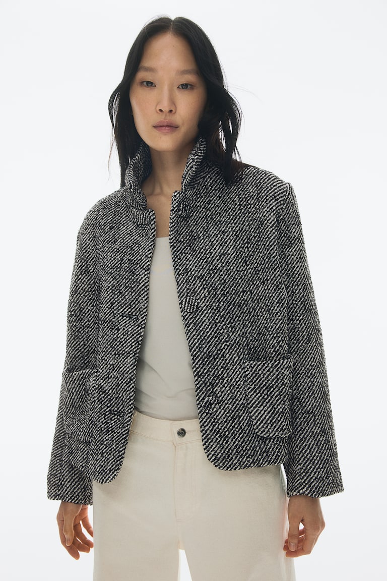 Jacquard-Weave Jacket