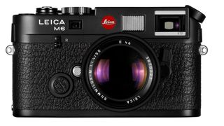 Leica M6 film camera on a plain white background
